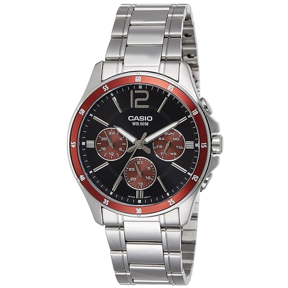 MONTRE CASIO HOMME M.FONCTION ACIER